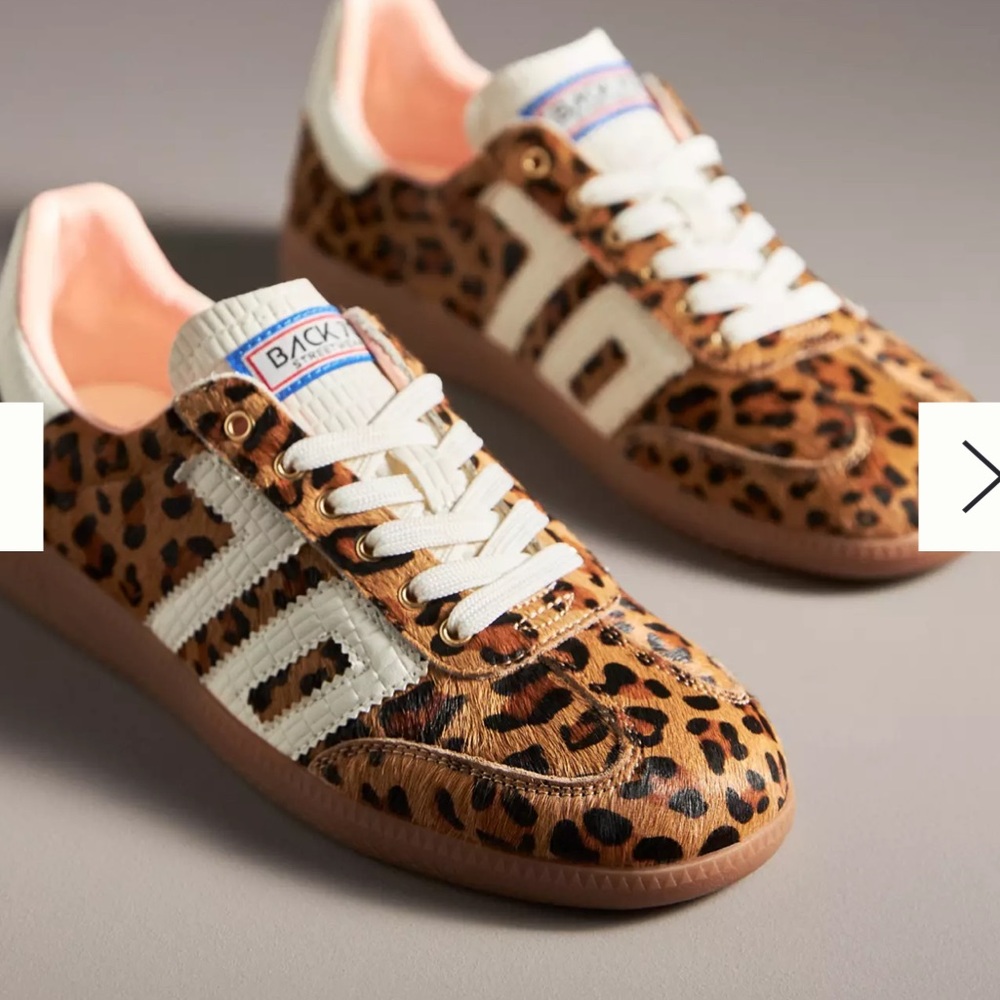 Back70 leopard camel sneakers Cheetah shoes